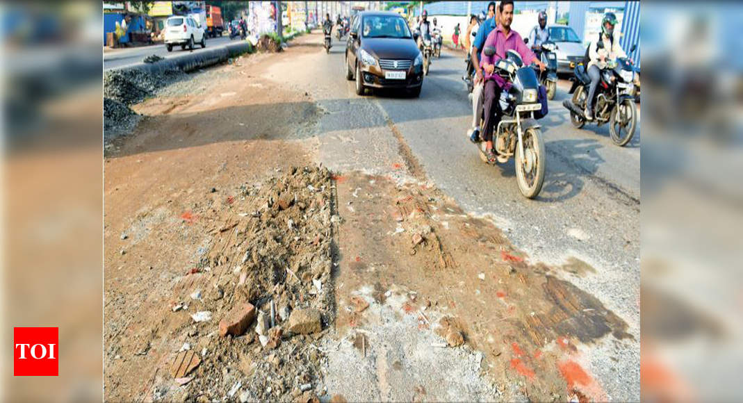 Patching potholes on arterial road to cost NHAI Rs 13 crore | Chennai ...