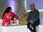 Vinita Dawra Nangia and author Jeet Thayil