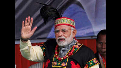 Riding on central projects, PM Modi blows poll bugle in Meghalaya, Mizoram