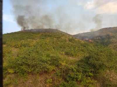 fire broke out on nagari niwara hill