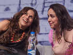 Shobhaa De and Hema Malini