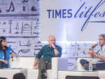 Neerja Birla, Anupam Kher and Sudarshan Ramakrishna