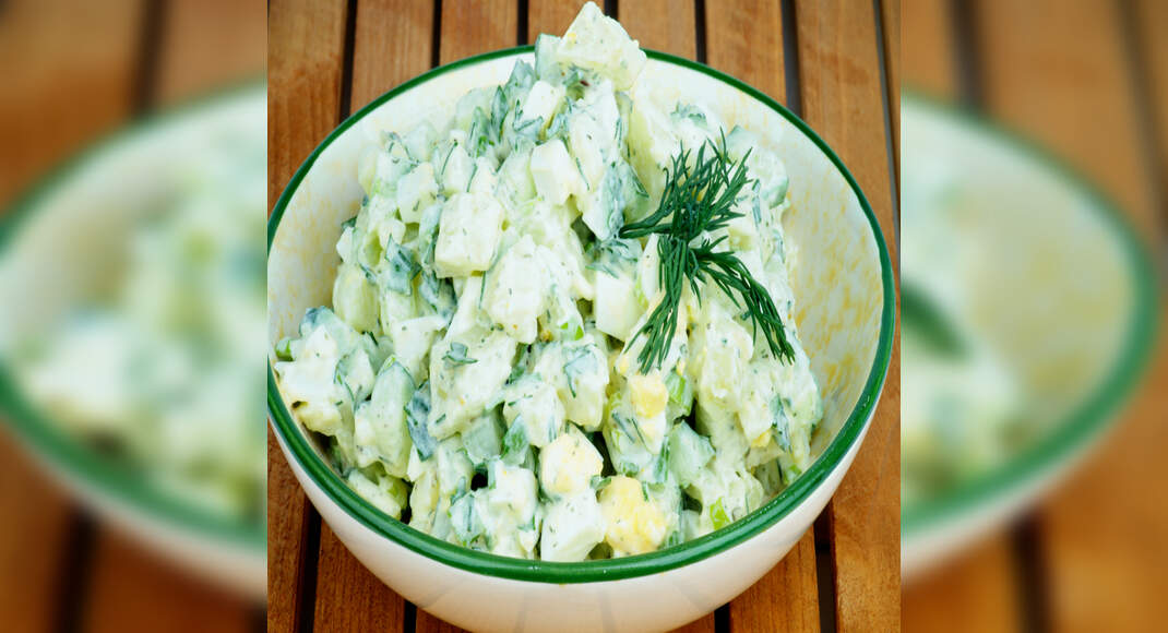 Creamy Potato and Egg Salad Recipe: How to Make Creamy Potato and Egg Salad Recipe | Homemade Creamy