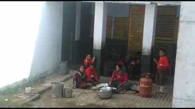 Girl students found cooking food for midday meal at Agra primary school, probe ordered