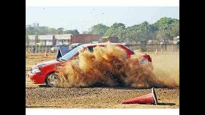 Pro racers & first-timers burn rubber in Gurgaon