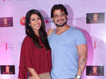 Karan Patel and Ankita Karan Patel pose together