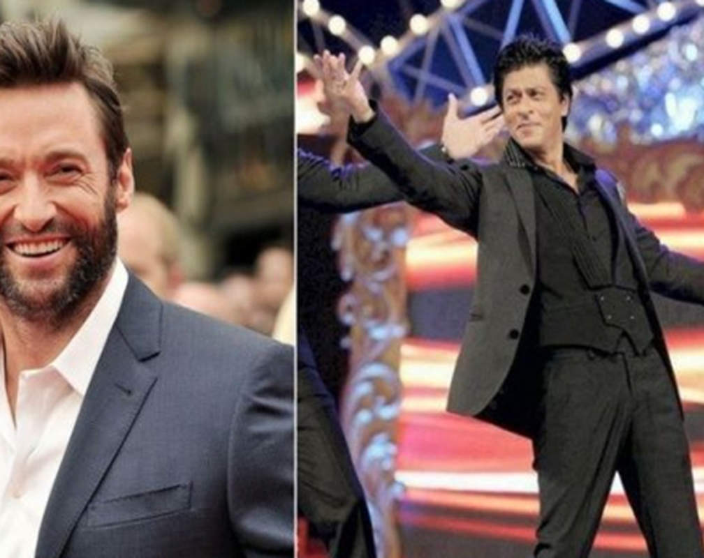 
Hugh Jackman takes inspiration from Shah Rukh Khan, copies his signature pose

