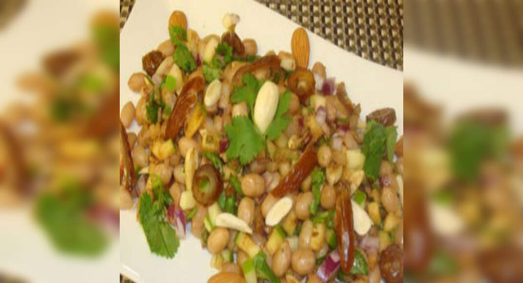 Peanut Salad Recipe: How to Make Peanut Salad Recipe | Homemade Peanut Salad Recipe