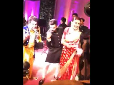 WATCH: Virat Kohli-Anushka Sharma kill it on the dance floor during their Delhi reception