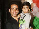 Tusshar Kapoor with his son Laksshya Kapoor