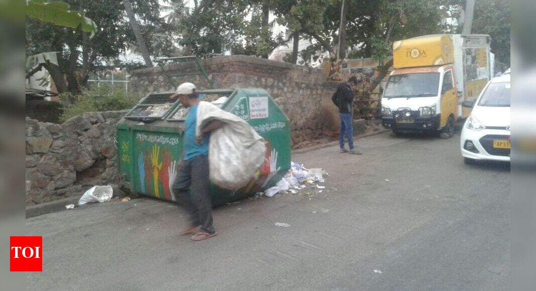 Rag picker on the job Times of India