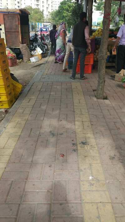footpath encroachment - Times of India