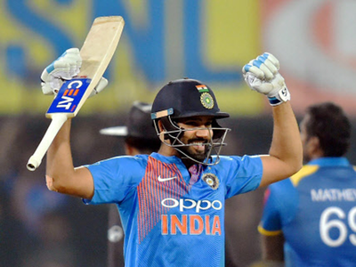 Rohit Sharma’s joint fastest T20 ton off 35 balls sinks Sri Lanka