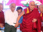 Dalai Lama and ISRO Chairman A S Kiran Kumar