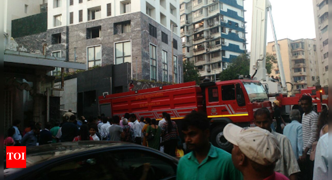 Mumbai Fire Fire breaks out in Mumbai's posh highrise, firefighters
