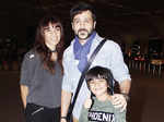 Emraan Hashmi, Parveen Shahani and their son Ayaan Hashmi