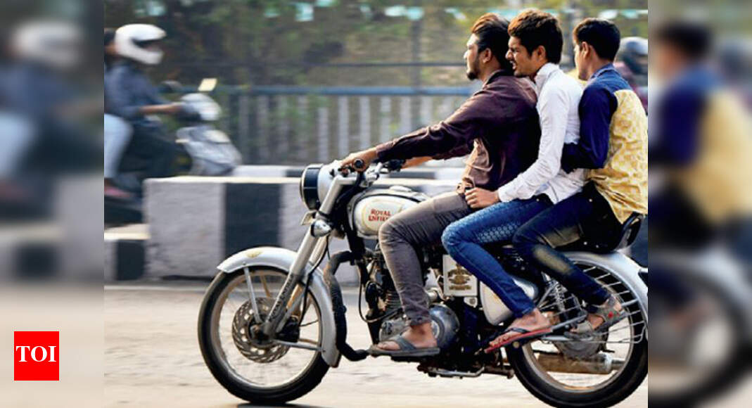 Most Hyderabad riders flout helmet rule, only wear safety