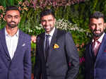 Jaydev Unadkat, Ravichandran Ashwin and Cheteshwar Pujara