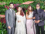 Abhishek Bachchan, Aishwarya Rai, Shweta Nanda and Amitabh Bachchan