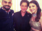 Virat, Shah Rukh Khan and Anushka
