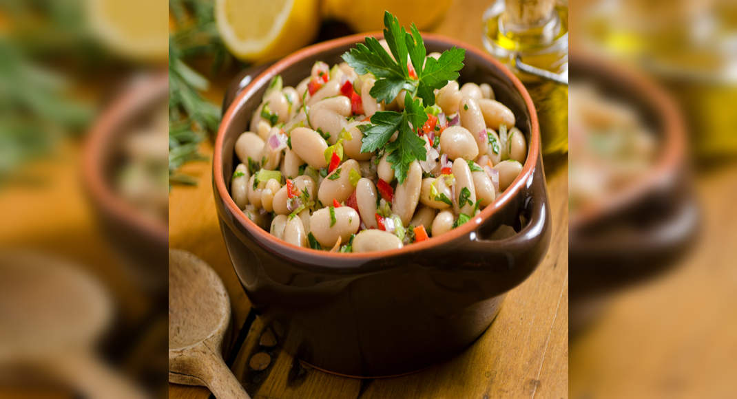 Bean and Pesto Salad Recipe: How to Make Bean and Pesto Salad Recipe ...