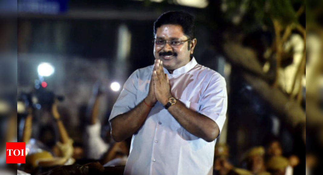 Tamil Nadu Ttv Dinakaran Sworn In As Mla India News Times Of India