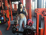 Bani J's selfie at the gym