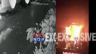 CCTV footage shows people escaping Kamala Mills fire
