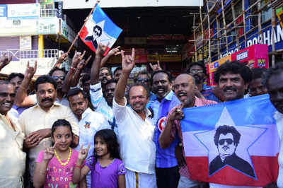 Super star store rajini party