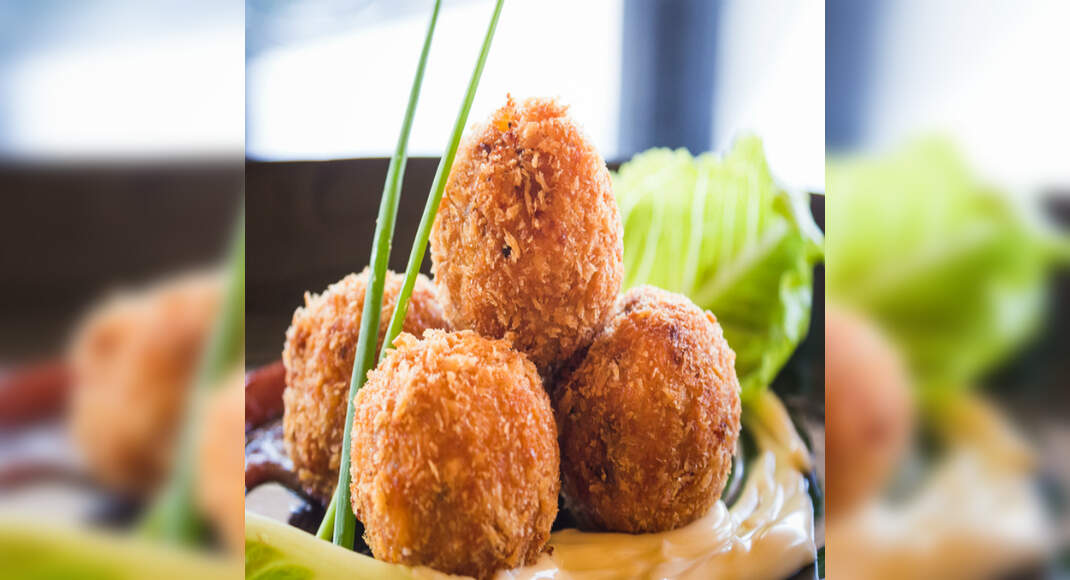 Potato and Corn Balls Recipe: How to Make Potato and Corn Balls Recipe | Homemade Potato and Corn Ba