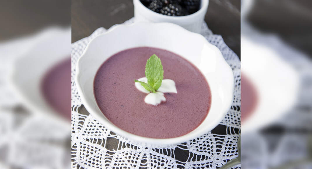 Cold Blueberry Soup Recipe: How to Make Cold Blueberry Soup Recipe | Homemade Cold Blueberry Soup Re
