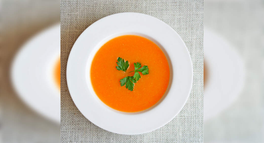 Carrot and Corn Soup Recipe: How to Make Carrot and Corn Soup Recipe | Homemade Carrot and Corn Soup
