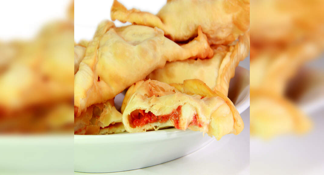 Pizza Puff Recipe How to Make Pizza Puff Recipe Homemade Pizza Puff Recipe