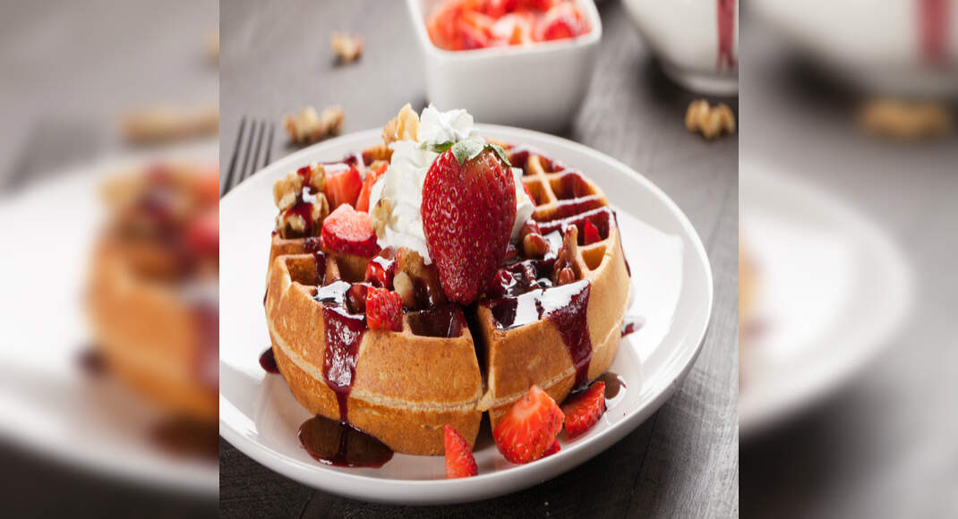 Belgian Waffles Recipe: How to Make Belgian Waffles Recipe | Homemade Belgian Waffles Recipe