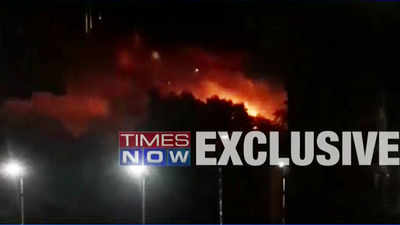 Massive fire at Mumbai studio