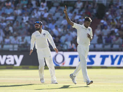 India vs South Africa 2018, 1st Test, Day 2: All-round Hardik Pandya sparkles but South Africa hold the edge
