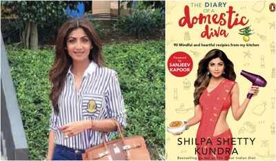 Here's the cover of Shilpa Shetty Kundra's second book - Times of India