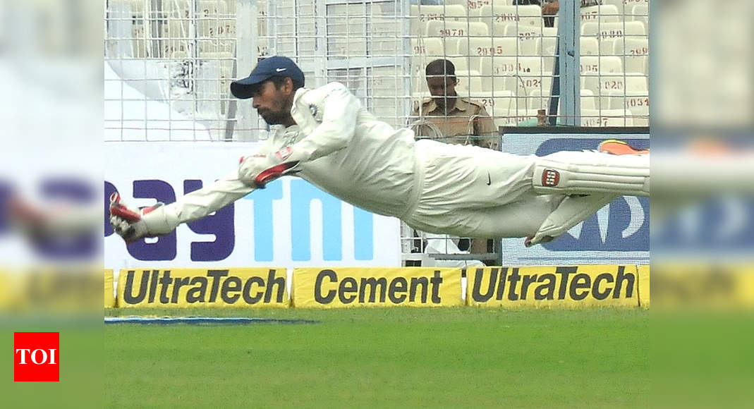 Wriddhiman Saha Breaks Ms Dhonis Record Of Most Dismissals By An Indian Wicketkeeper In A Test 1935