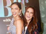 Deepika Padukone and Neha Dhupia