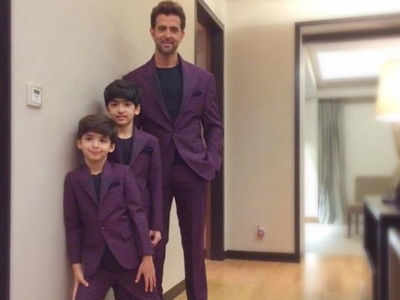 Hrithik Roshan’s sons dole out styling advice