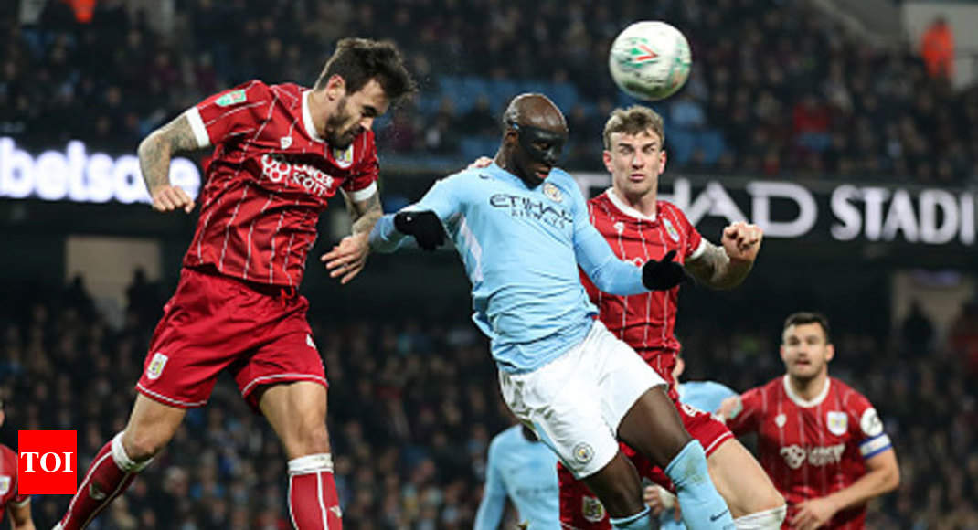 Man City grabs 2-1 lead vs Bristol City in League Cup semis | Football