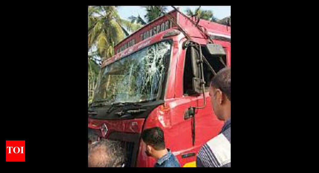 Two Children Killed As Truck Rams Into Crowd | Kochi News - Times Of India