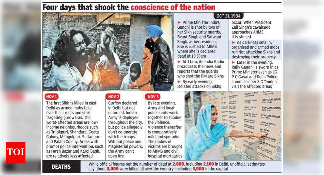 SC orders new SIT to probe ‘84 riot cases | Delhi News - Times of India