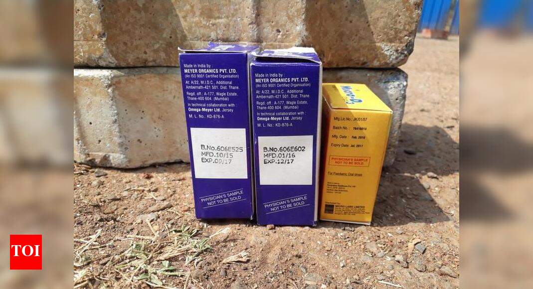 Expired Vitamin D3 drop packs supplied in KIMS Hubballi News Times