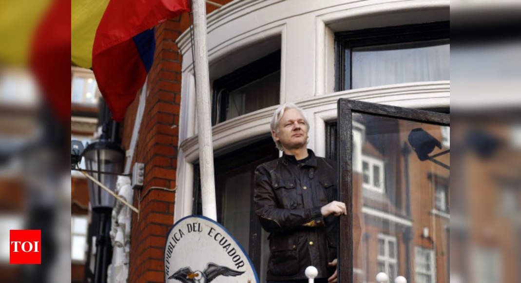 Julian Assange denied diplomatic status by UK - Times of India