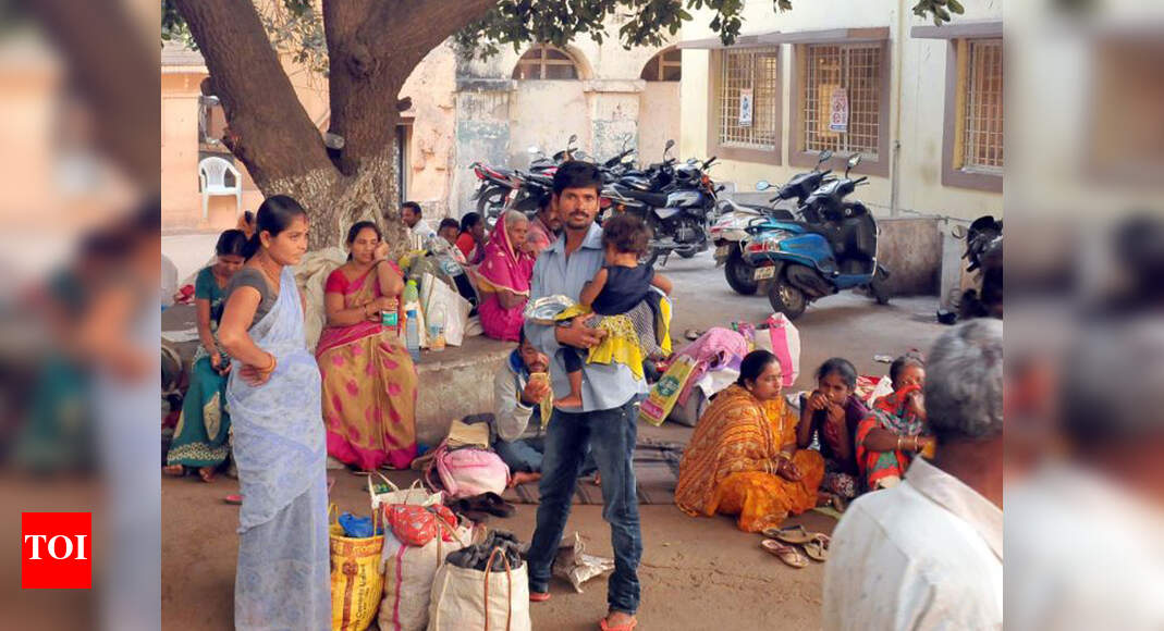 Koti Patients at government Maternity hospital in Koti forced to sleep outside Hyderabad News