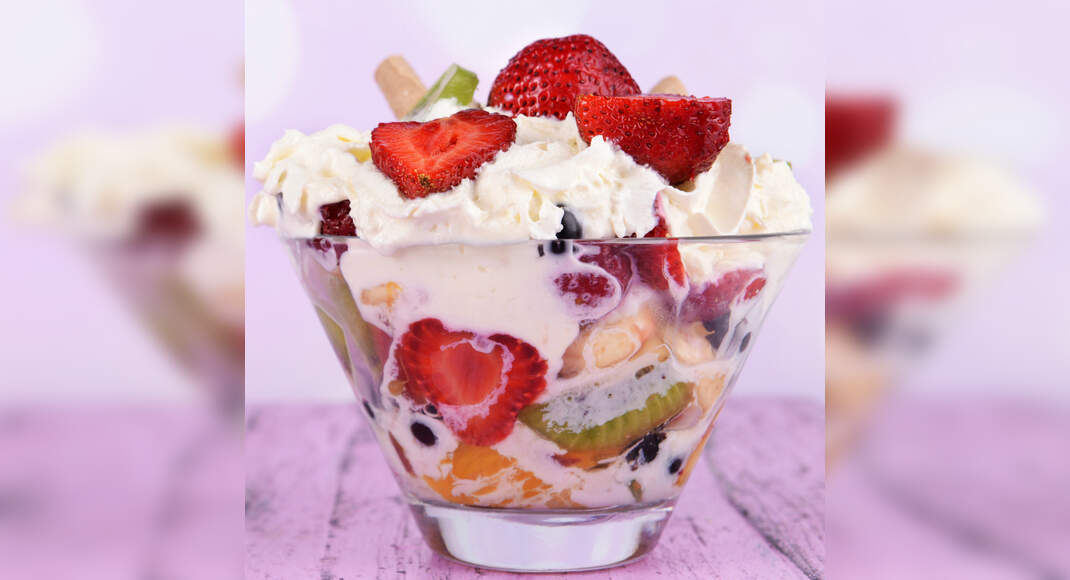 Low-Fat Fruit Salad Recipe: How to Make Low-Fat Fruit Salad Recipe | Homemade Low-Fat Fruit Salad Re