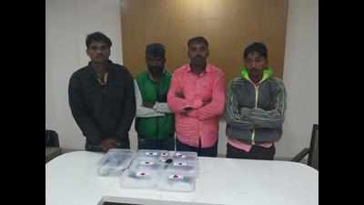 Four Morbi men held with six pistols in Chhota Udepur