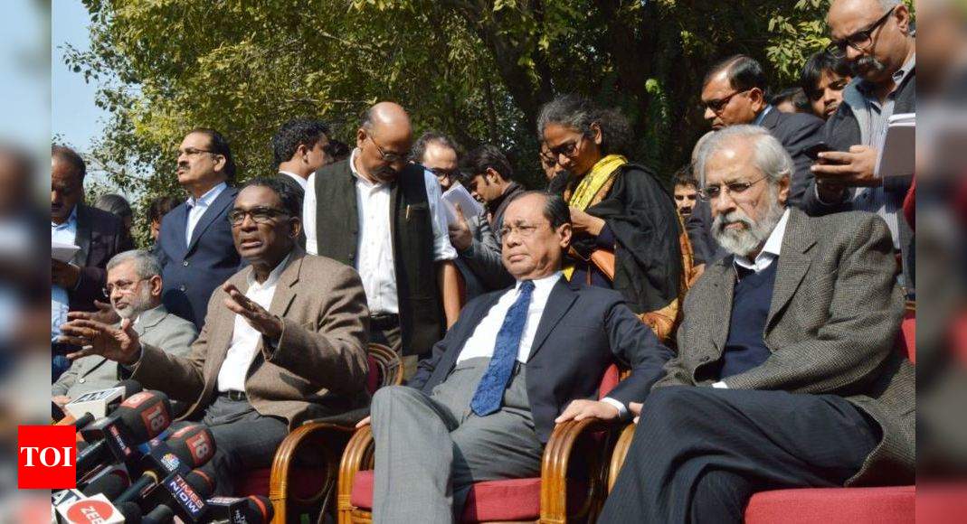 Dipak Misra Four Top Judges Revolt Against Cji Supreme Court On