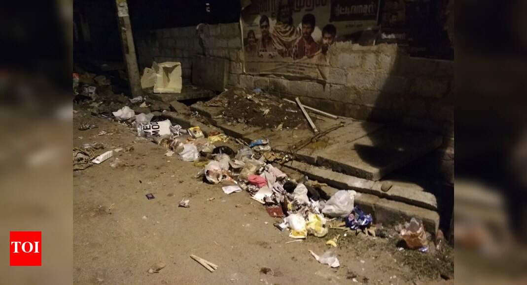 Garbage and filth welcomes you to this layout - Times of India
